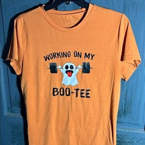 Orange Graphic Tee - Short Sleeve